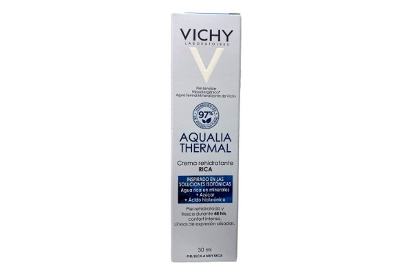 VICHY AQUALIA THERMAL CREMA REHIDRATANTE RICA 30 ML