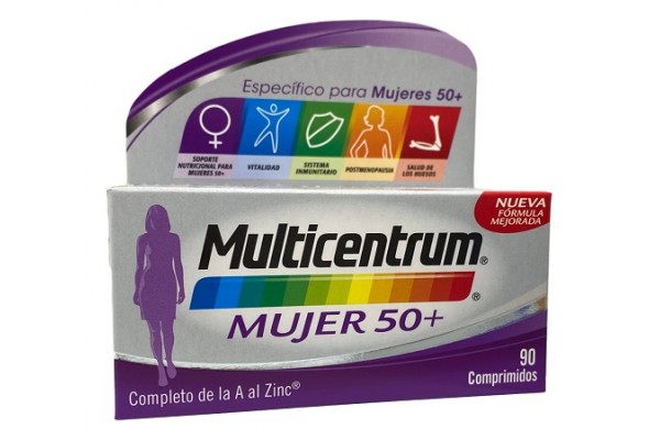 MULTICENTRUM MUJER 50+ 90 COMPRIMIDOS