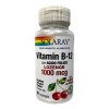 SOLARAY VITAMINA B12 1000 MCG CON ÁCIDO FÓLICO 90 PASTILLAS SUBLINGUALES