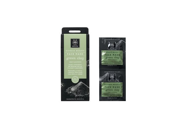 APIVITA EXPRESS BEAUTY FACE MASK GREEN CLAY 2U