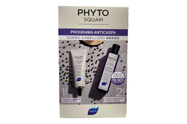 PHYTO PHYTOSQUAM PROGRAMA ANTICASPA CABELLO SECO