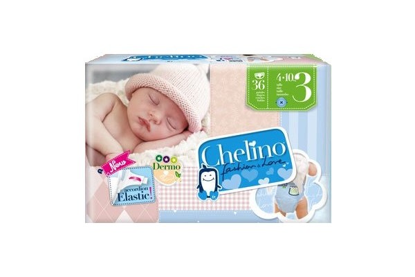 CHELINO FASHION&LOVE PAÑAL T3 (4-10KG)