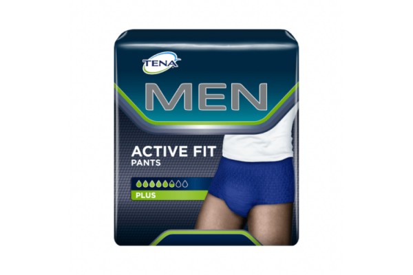 TENA MEN ACTIVE FIT PANTS PLUS L 5,5 GOTAS 8 PANTS