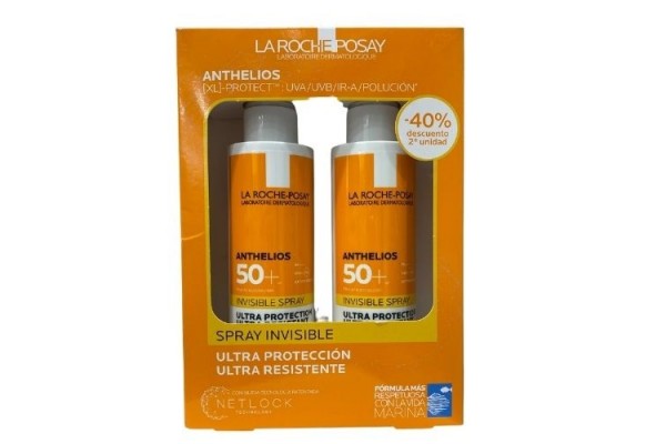 ANTHELIOS DUPLO SPRAY INVISIBLE 200 ML 50% DTO 2ªU