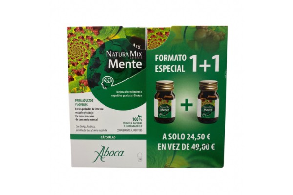 NATURAMIX MENTE 2x50 CAPSULAS