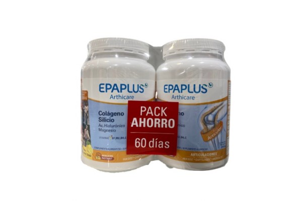 EPAPLUS ARTHICARE DUPLO COLÁGENO SILICIO HIALURÓNICO MAGNESIO LIMÓN 2X334,2G