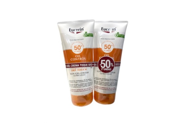 EUCERIN SUN SENSITIVE PROTECT DRY TOUCH SPF50+ 2ªU 50% DTO