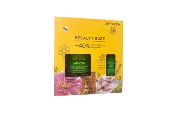 APIVITA BEE RADIANT CREMA RICA 50 ML + SERUM DE REGALO