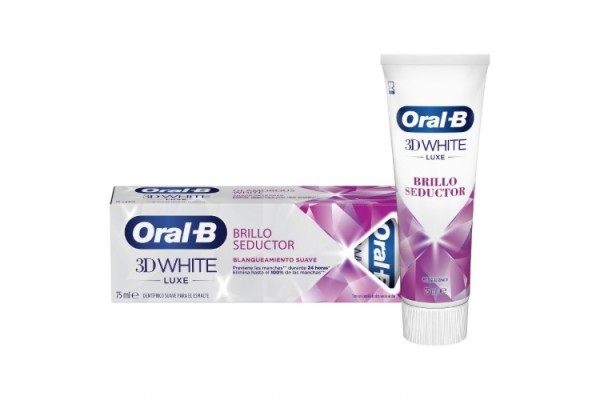 ORAL-B 3D WHITE LUXE BRILLO SEDUCTOR 75ML + 25ML
