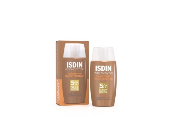 ISDIN FOTOPROTECTOR FUSION WATER SPF50 COLOR BRONZE 50 ML