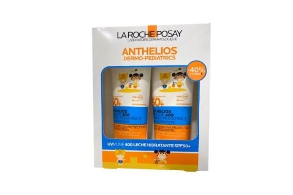 ANTHELIOS DUPLO UVMUNE 400 PEDIATRIC SPF50+ LECHE HIDRATANTE 2X 250 ML 40% DTO 2ªU