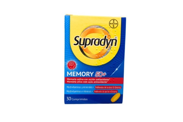 SUPRADYN MEMORY 50+ 30 COMPRIMIDOS