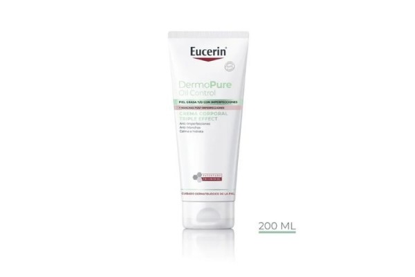 EUCERIN DERMOPURE OIL CONTROL TRIPLE EFECTO CREMA CORPORAL 200 ML