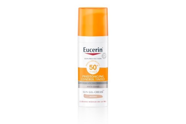 EUCERIN SUN PHOTOAGING CONTROL COLOR MEDIO SPF50+ 50ML
