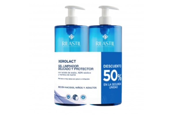 RILASTIL XEROLACT GEL LIMPIADOR DUPLO 2X1L