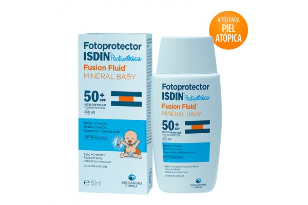FOTOPROTECTOR ISDIN PEDIATRICS FUSION FLUID MINERAL BABY SPF50+