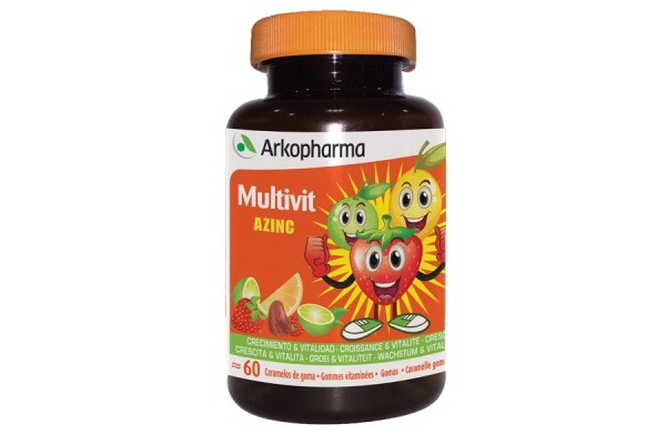 MULTIVIT AZINC 60 GOMINOLAS