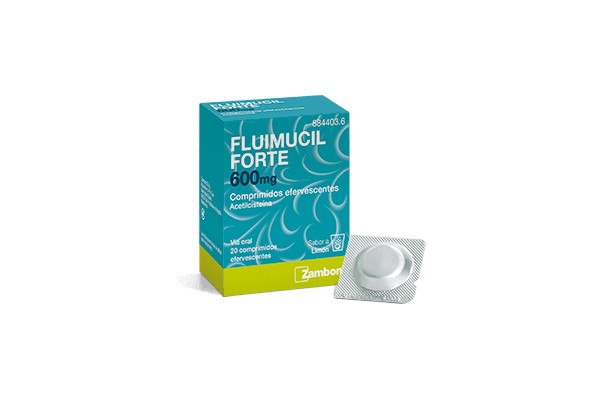FLUIMUCIL FORTE 600MG 20 COMPRIMIDOS EFERVESCENTES