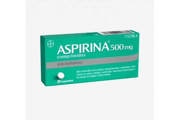 ASPIRINA 500 20 COMPRIMIDOS