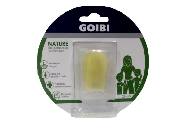 GOIBI NATURE RECAMBIO DE CITRONELA PARA PULSERAS 2U